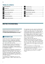 Preview for 2 page of Siemens LC67KHM60 Instructions For Installation And Use Manual