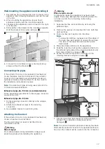 Preview for 17 page of Siemens LC67KHM60 Instructions For Installation And Use Manual