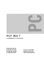 Preview for 1 page of Siemens MCF 3501 T Operating Manual