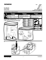 Preview for 1 page of Siemens MFKE Series Installation Instructions Manual