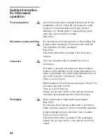 Preview for 54 page of Siemens Microwave Oven Instruction Manual