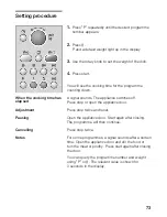 Preview for 73 page of Siemens Microwave Oven Instruction Manual