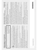 Preview for 101 page of Siemens MK551 series Operating Instructions Manual