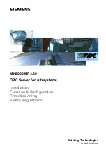 Siemens MK8000 MP4.30 Installation/Configuration Manual preview