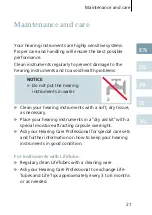 Preview for 21 page of Siemens Motion 501 BTE Manual