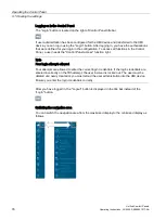 Preview for 76 page of Siemens MTP1000 Unified Comfort Operating Instructions Manual