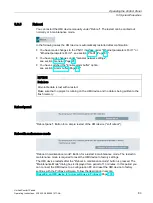 Preview for 83 page of Siemens MTP1000 Unified Comfort Operating Instructions Manual