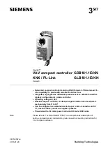 Preview for 1 page of Siemens OpenAir E Series Manual