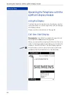 Preview for 66 page of Siemens optiPoint 410 advance S User Manual