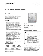 Siemens POL220 Series User Manual preview