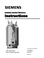 Preview for 1 page of Siemens PR4018-04 Instructions Manual