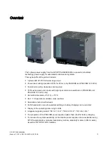 Preview for 3 page of Siemens PSU300B Manual