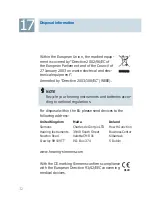 Preview for 32 page of Siemens Pure 500 User Manual