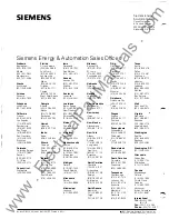 Preview for 78 page of Siemens SB Series Information And Instruction Manual