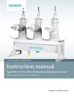 Siemens SDR 15.5 kV Instruction Manual preview