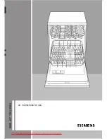 Preview for 1 page of Siemens SE 65E332 Instructions For Use Manual