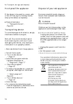 Preview for 54 page of Siemens SE63HX60CE User Manual