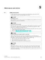 Preview for 90 page of Siemens SICHARGE D 8EM5907-0AA00-1AA7.01 Operating Instructions Manual