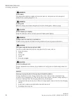 Preview for 91 page of Siemens SICHARGE D 8EM5907-0AA00-1AA7.01 Operating Instructions Manual