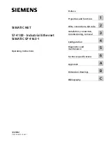 Siemens SIMATIC CP 4163-1 Operating Instructions Manual preview