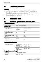 Preview for 42 page of Siemens SIMATIC NET ANT793-8DP Compact Operating Instructions