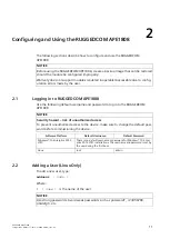 Preview for 20 page of Siemens SIMATIC NET RUGGEDCOM APE1808 Configuration Manual