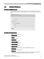 Preview for 85 page of Siemens SIMATIC NET SCALANCE S615 Configuration Manual