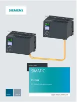 Preview for 1 page of Siemens Simatic S7-1500H System Manual