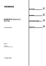 Siemens SIMODRIVE base line A Technical Manual preview