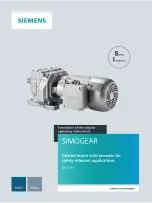 Siemens SIMOGEAR BA 2730 Operating Instructions Manual preview