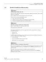 Preview for 15 page of Siemens SIMOGEAR BA 2730 Operating Instructions Manual