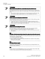 Preview for 104 page of Siemens SIMOTICS S-1FL6 Operating Instructions Manual