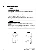 Preview for 44 page of Siemens SIMOTICS XP Operating Instructions Manual