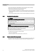 Preview for 70 page of Siemens Sinamics GM150 6SL3835-2LN44-2AA0 Operating And Installation Instructions