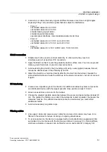 Preview for 51 page of Siemens SINAMICS S150 Operating Instructions Manual