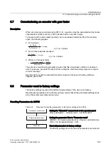 Preview for 169 page of Siemens SINAMICS S150 Operating Instructions Manual