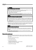 Preview for 98 page of Siemens SINAMICS SH150 Operating Instructions & Installation Instructions