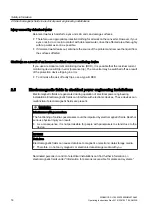 Preview for 14 page of Siemens SINAMICS SL150 6SL38655UM427AA02 Operating Instructions Manual