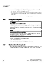 Preview for 42 page of Siemens SINAMICS SL150 6SL38655UM427AA02 Operating Instructions Manual