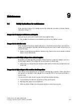 Preview for 65 page of Siemens SINAMICS SL150 6SL38655UM427AA02 Operating Instructions Manual