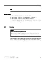 Preview for 71 page of Siemens SINAMICS SL150 6SL38655UM427AA02 Operating Instructions Manual