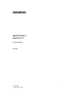 Preview for 1 page of Siemens SIPART DR21 Manual