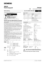 Siemens SIRIUS 3TK2830 Operating Instructions Manual preview