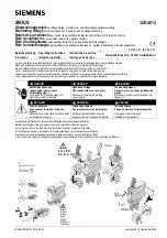 Siemens Sirius 3UG4614 Operating Instructions Manual preview