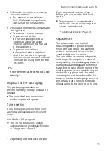 Preview for 11 page of Siemens SL63HX60CE User Manual