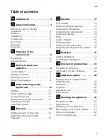 Preview for 3 page of Siemens SN 56T595 Operating Instructions Manual