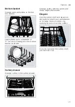 Preview for 21 page of Siemens SN23HW64CG User Manual