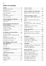 Preview for 2 page of Siemens SN25ZI00CE User Manual