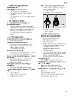 Preview for 23 page of Siemens SN26T295GB Operating Instructions Manual