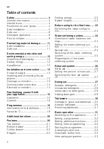 Preview for 2 page of Siemens SN43HI55VS User Manual